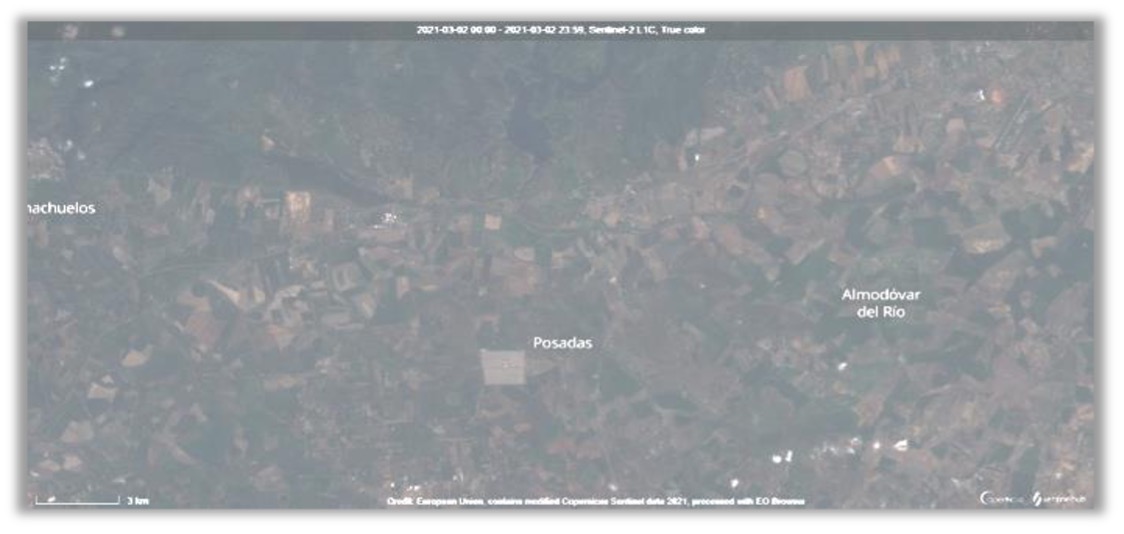 Efecto calima Sentinel-2
